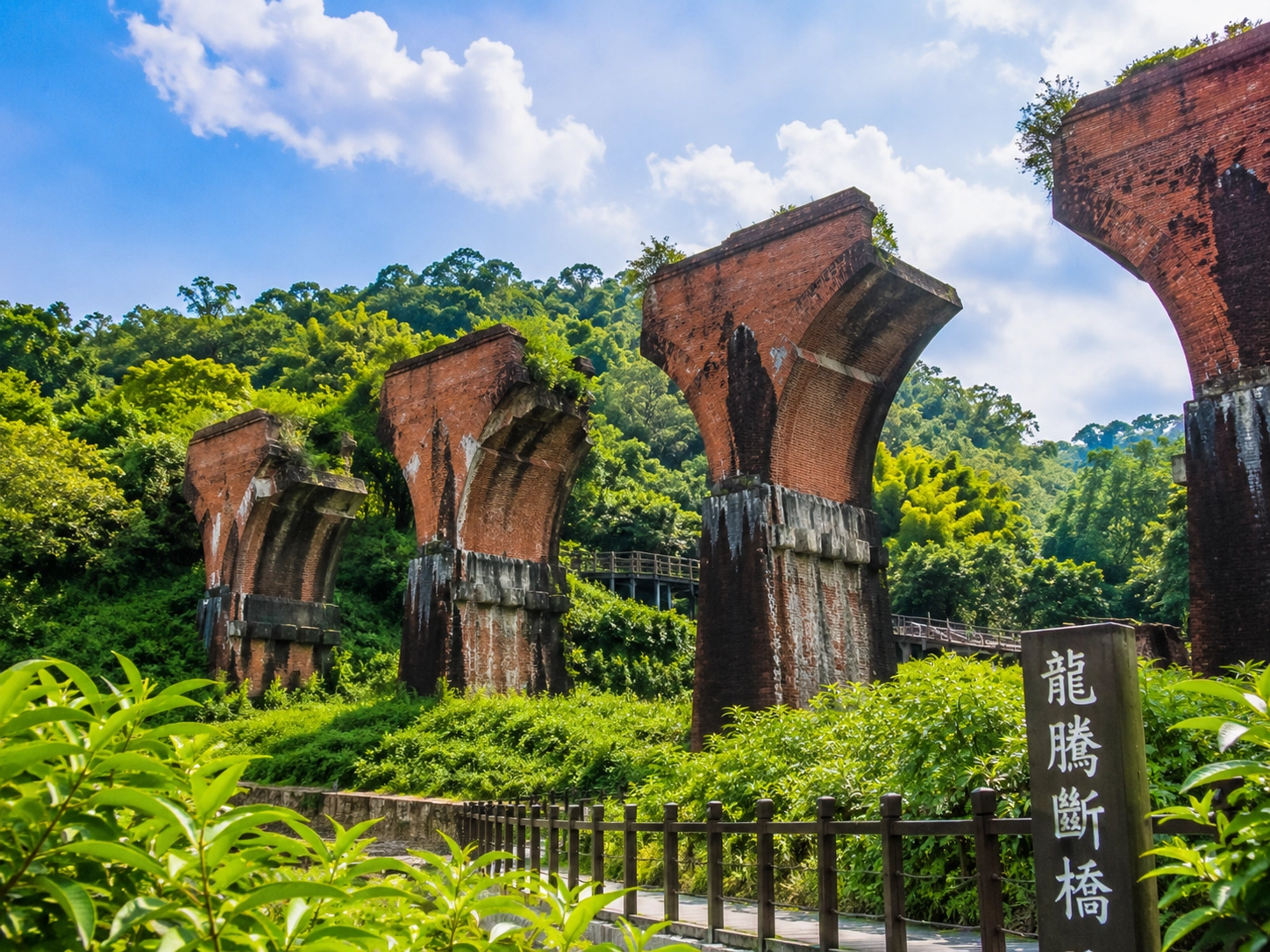 龍騰渡橋,苗栗景點